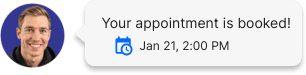 Chatbot agent: book appointment #Funneler