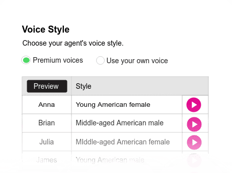 Choose your AI chatbot voice style #Funneler